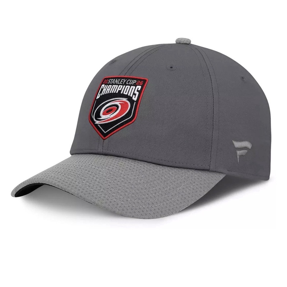 Carolina Hurricanes Fanatics 2026 Stanley Cup Champions Hat Cap Adjustable Snap